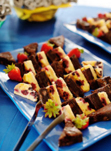 dessert platter at a social event